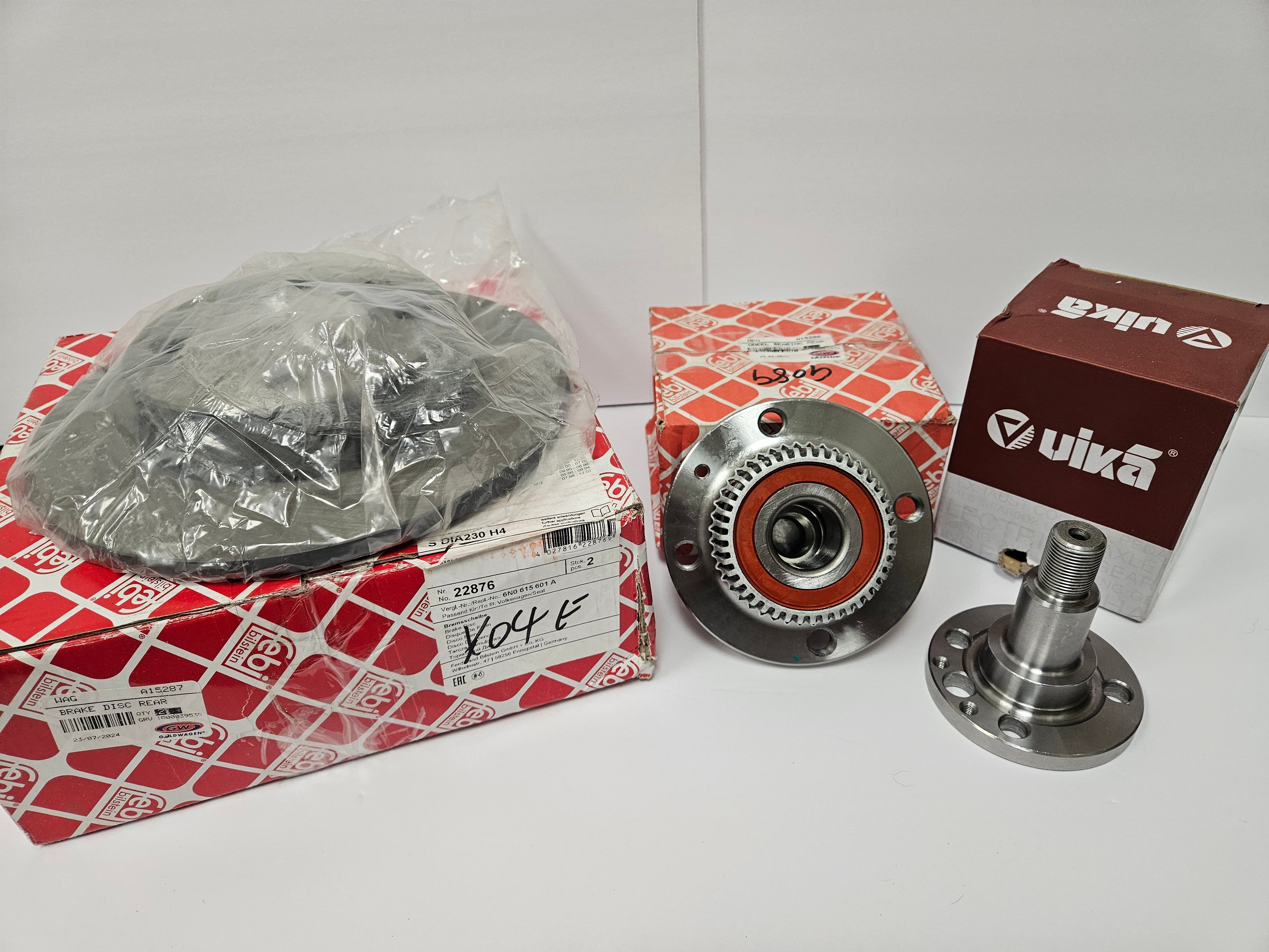 VW MK1/2/3 Rear Stub Axle/Bearing Upgrade, to 9N Polo