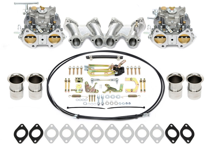 40mm DCOE Carburetors Kit - 8v Counterflow Engines