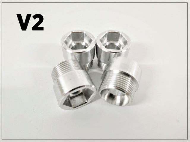 VW Audi 20v Aluminium Injector Sleeves 24mm.  x4 V2